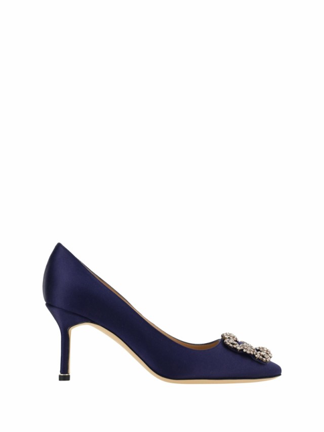 MANOLO BLAHNIK マノロ ブラニク ネイビー Navy パンプス レディース