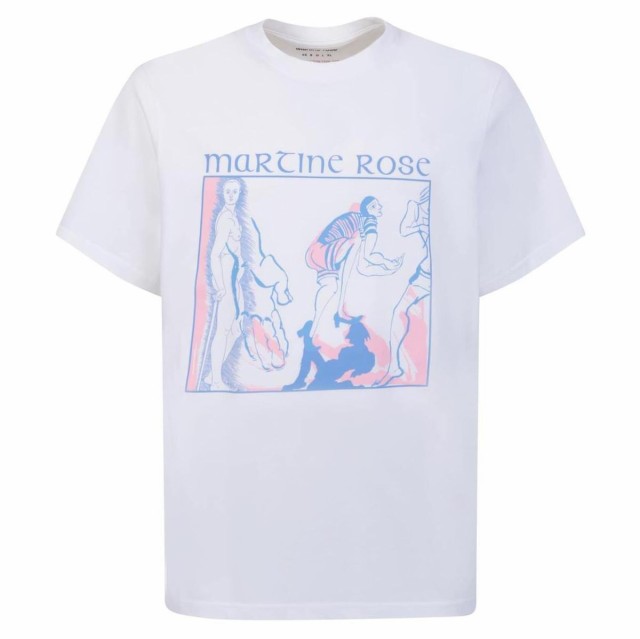 MARTINE ROSE マーティン ローズ ホワイト White Tシャツ メンズ 春夏