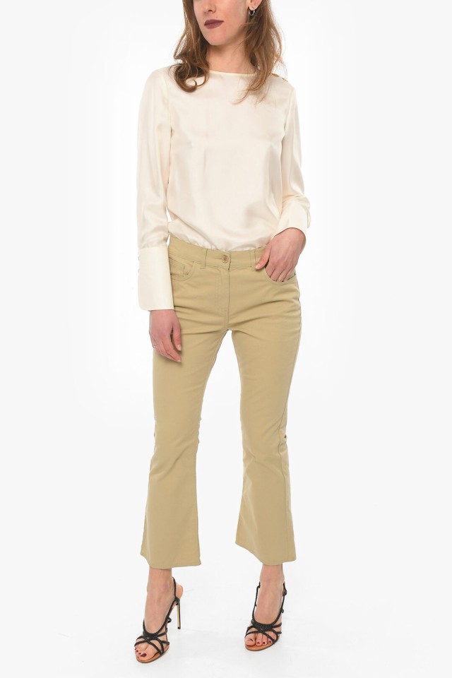 ASPESI アスペジ Beige デニム S2G0114G39801047 レディース CROPPED