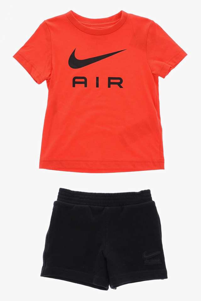 NIKE KIDS ナイキ オールインワン 86K520-023 ボーイズ CREW-NECK T-SHIRT AND SHORTS SET  【関税・送料無料】【ラッピング無料】 dk｜au PAY マーケット