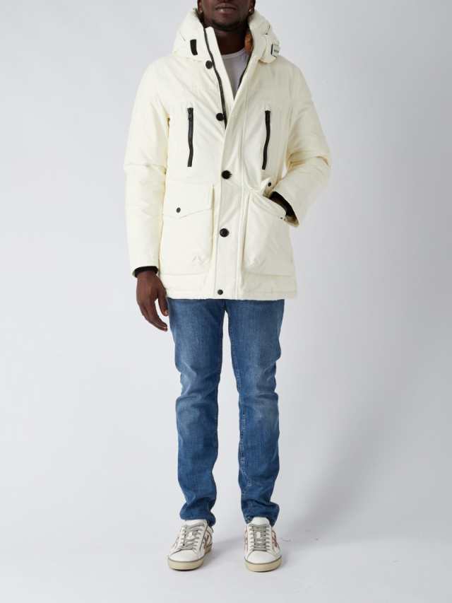 WOOLRICH ウールリッチ ホワイト BIANCO ジャケット メンズ 秋冬2023 CFWOOU0866MRUT0001 White  【関税・送料無料】【ラッピング無料】 i｜au PAY マーケット