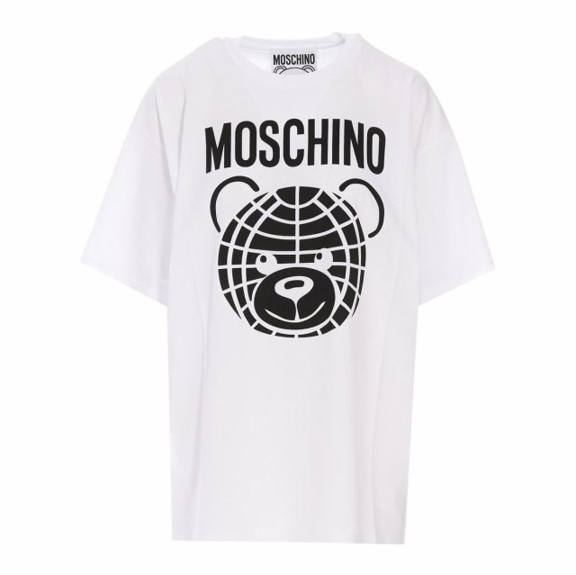 MOSCHINO モスキーノ ホワイト White Tシャツ レディース 春夏2023