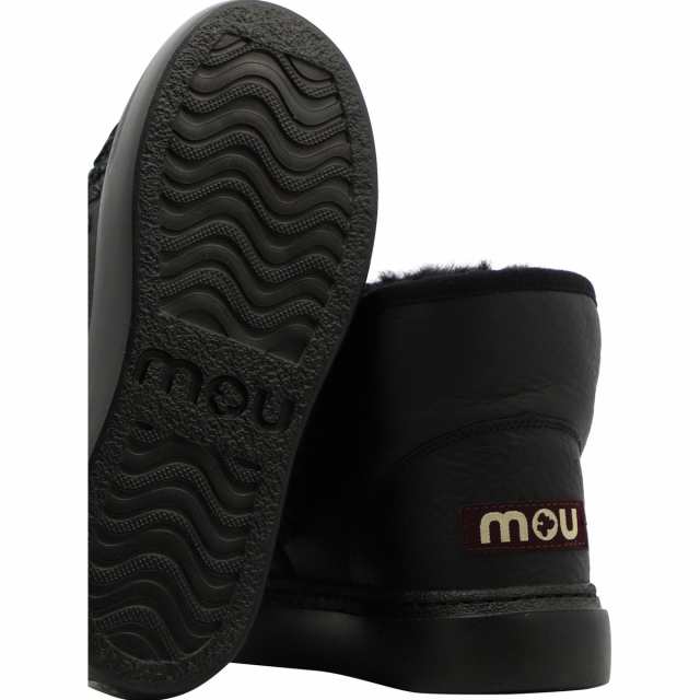 MOU ムー ブラック Black ”Eskimo bold” ankle boots ブーツ レディース 秋冬2023  MU.FW411000BNUBLA 【関税・送料無料】【ラッピング｜au PAY マーケット