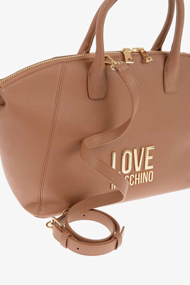 MOSCHINO モスキーノ バッグ JC4022PP1HLI0201 レディース LOVE FAUX LEATHER TOTE BAG WITH  GOLDEN LOGO 【関税・送料無料】【ラッピン｜au PAY マーケット