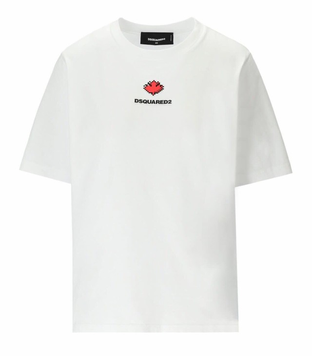 DSQUARED2 ディースクエアード ホワイト Bianco Tシャツ レディース 秋冬2023 S75GD0358-S23009-100  【関税・送料無料】【ラッピング無料｜au PAY マーケット