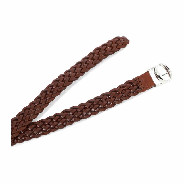 ORCIANI オルチアーニ ブラウン Brown Woven leather belt ベルト