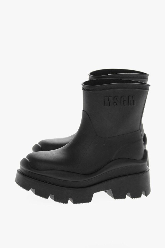 MSGM エムエスジーエム ブーツ 3341MDS101 406 99 レディース CARRION SOLE RUBBER BOOTIES  【関税・送料無料】【ラッピング無料】 dk｜au PAY マーケット