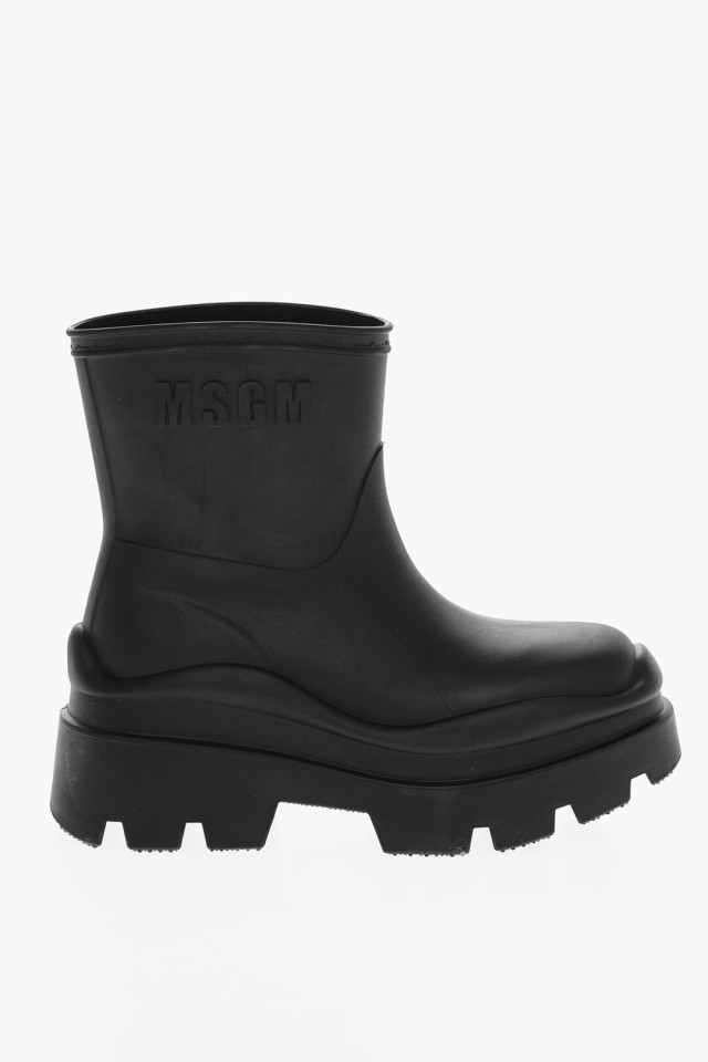 MSGM エムエスジーエム ブーツ 3341MDS101 406 99 レディース CARRION SOLE RUBBER BOOTIES  【関税・送料無料】【ラッピング無料】 dk｜au PAY マーケット