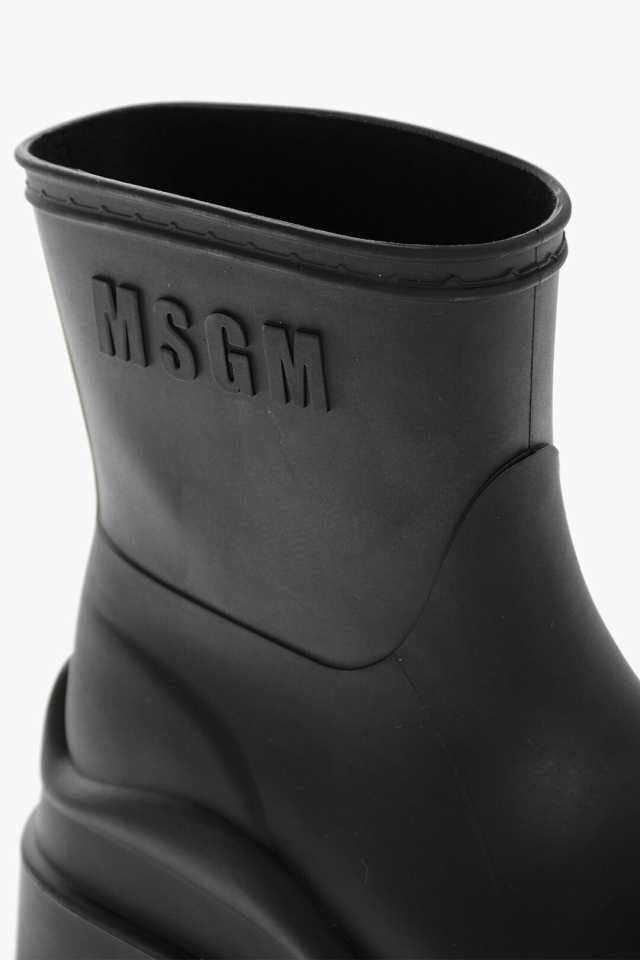 MSGM エムエスジーエム ブーツ 3341MDS101 406 99 レディース CARRION SOLE RUBBER BOOTIES  【関税・送料無料】【ラッピング無料】 dk｜au PAY マーケット