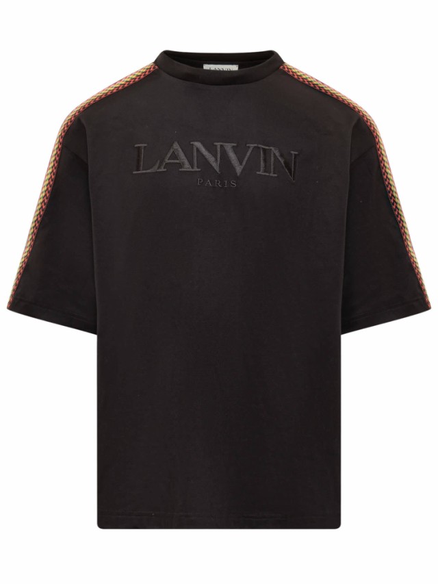 LANVIN ランバン ブラック BLACK Tシャツ メンズ 秋冬2023