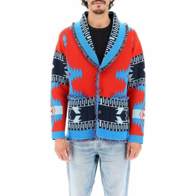 ALANUI アラヌイ マルチカラー Colori misti Alanui icon cardigan in cashmere jacquard  ニットウェア メンズ 春夏2023 LMHB030F22KNI00｜au PAY マーケット