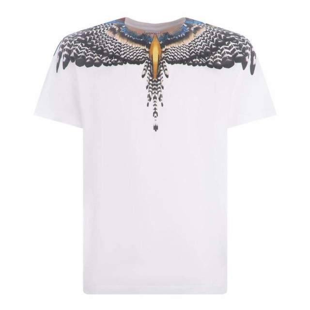 MARCELO BURLON マルセロ バーロン Bianco Tシャツ メンズ 秋冬2022 CMAA018F22JER002 0107  【関税・送料無料】【ラッピング無料】 ia｜au PAY マーケット