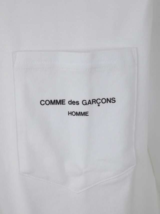 COMME DES GARCONS HOMME コム・デ・ギャルソン・オム ホワイト White Tシャツ メンズ 秋冬2023  HL.T010.W23 3 WHITE 【関税・送料無料】｜au PAY マーケット