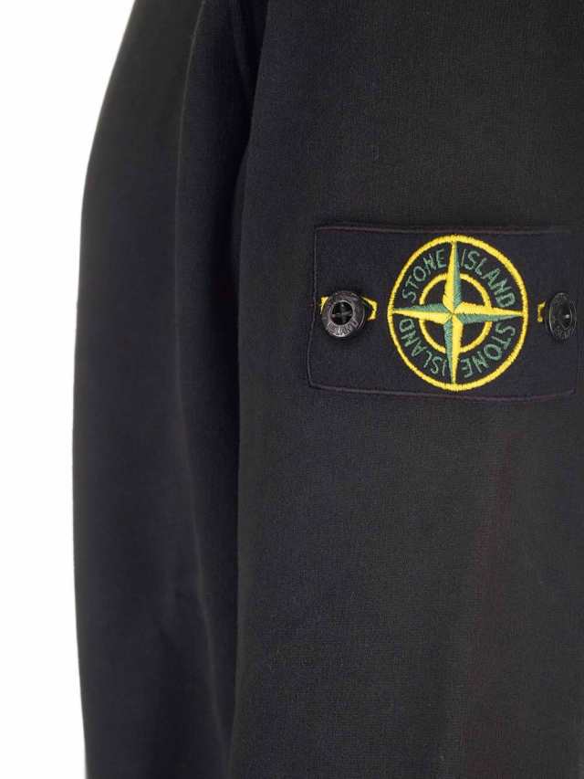 STONE ISLAND ストーン アイランド ブラック Black トレーナー メンズ