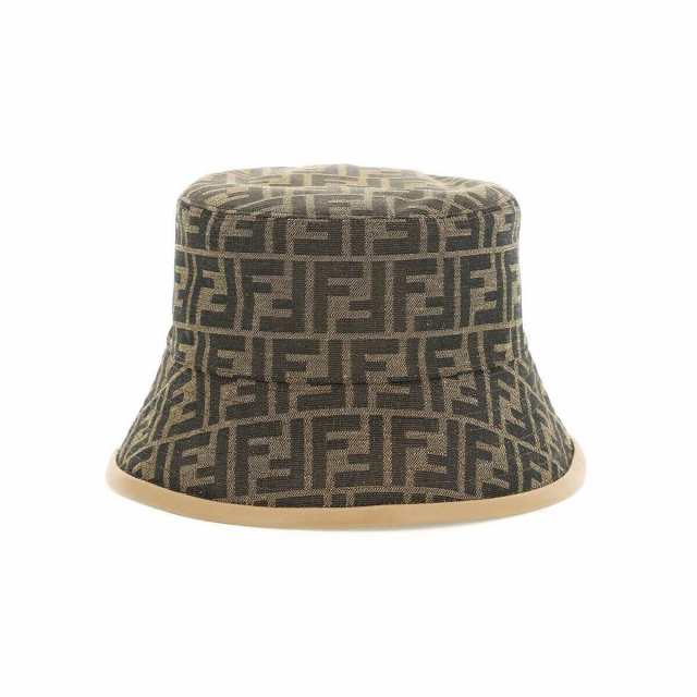 FENDI フェンディ ブラウン Marrone Fendi ff fabric bucket hat 帽子