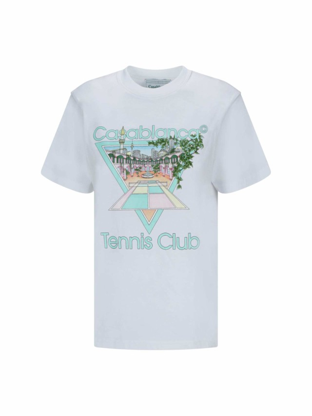 CASABLANCA カサブランカ Tシャツ レディース 秋冬2023 WF23JTS00209_TENNISCLUB  【関税・送料無料】【ラッピング無料】 ia｜au PAY マーケット