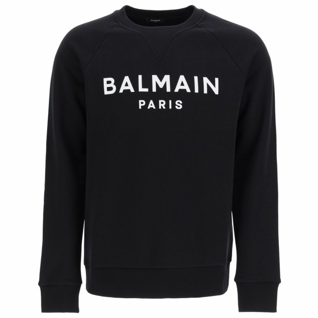 BALMAIN バルマン Nero Balmain logo print sweatshirt トレーナー メンズ 春夏2023  AH0JQ005BB65 【関税・送料無料】【ラッピング無料】｜au PAY マーケット