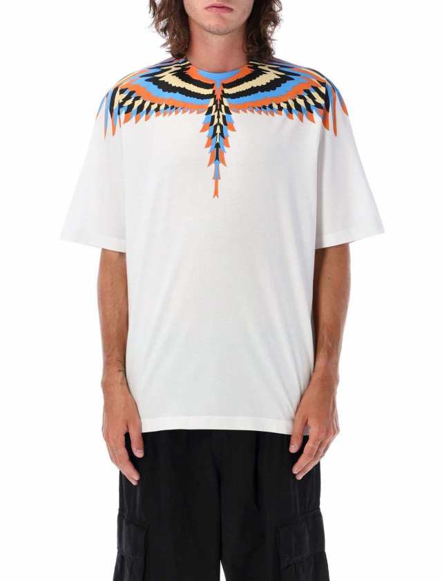 MARCELO BURLON マルセロ バーロン ホワイト White Tシャツ メンズ