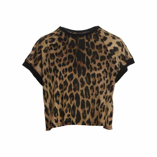 BALMAIN バルマン マルチカラー Multicolor Leopard T-shirt Tシャツ レディース 春夏2023  AF1EE006JF21WAA 【関税・送料無料】【ラッピ｜au PAY マーケット