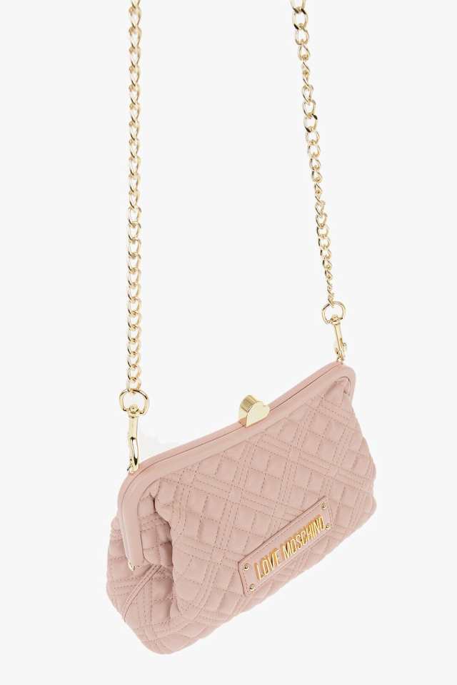 MOSCHINO モスキーノ バッグ JC4066PP1HLA0608 レディース LOVE QUILTED FAUX LEATHER BAG  WITH GOLDEN CHAIN AND HEART DE 【関税・送料｜au PAY マーケット