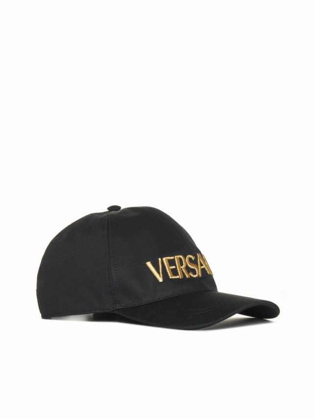 VERSACE ヴェルサーチ ブラック Black 帽子 メンズ 春夏2023