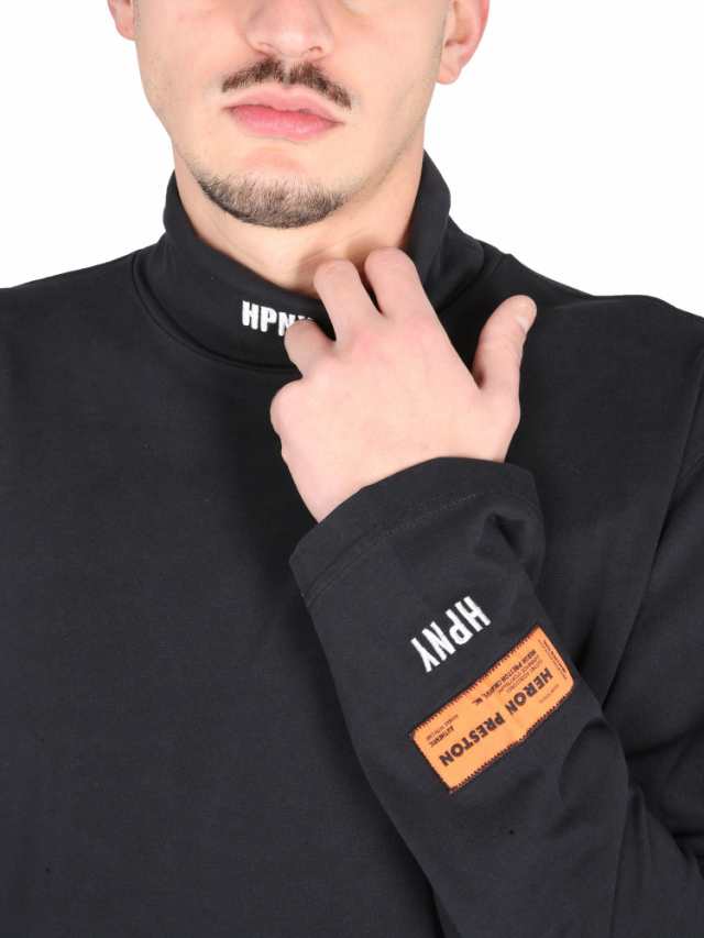 HERON PRESTON ヘロン プレストン ブラック NERO Tシャツ メンズ 秋冬2023 HMAB027_C99JER0021001  【関税・送料無料】【ラッピング無料】｜au PAY マーケット