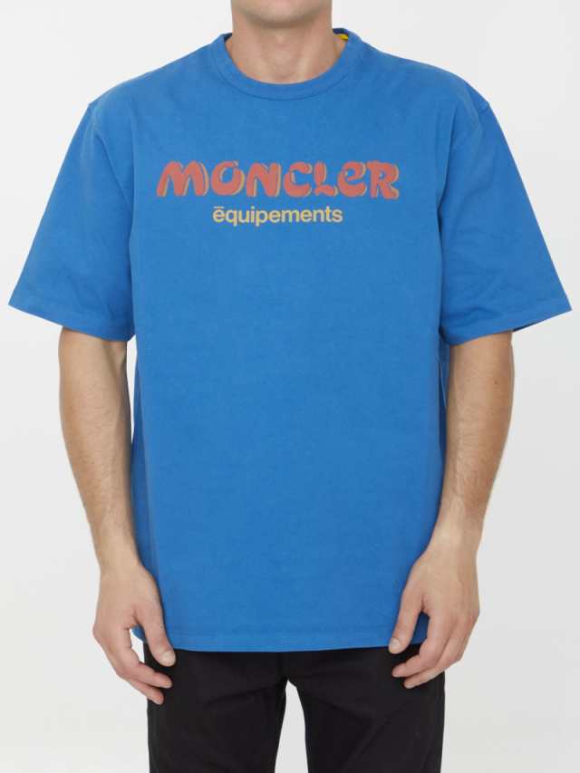 MONCLER モンクレール LIGHT BLUE Tシャツ メンズ 秋冬2023 8C00001M3236778  【関税・送料無料】【ラッピング無料】 ia｜au PAY マーケット