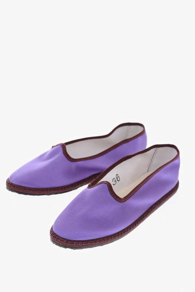 VIBIVENEZIA ヴィビ ヴェネツィア Violet フラットシューズ WS22FAN16SA18CO/K AN レディース SATIN  FURLANE BALLET FLAT 【関税・送料無｜au PAY マーケット