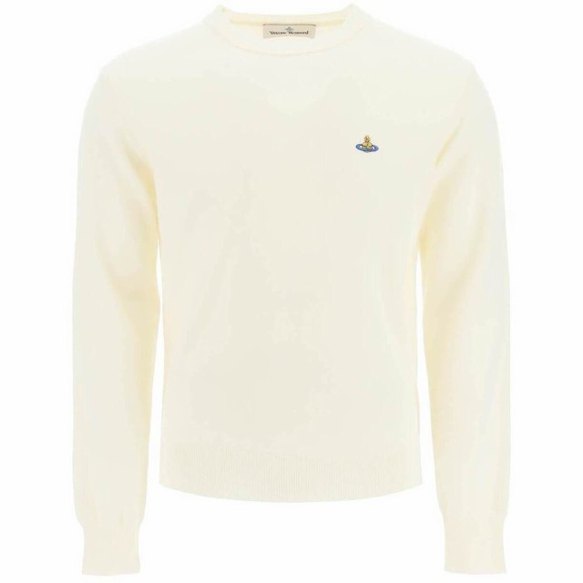 VIVIENNE WESTWOOD ヴィヴィアンウエストウッド Bianco Vivienne westwood orb embroidery  wool and cashmere sweater トレーナー メンズ｜au PAY マーケット