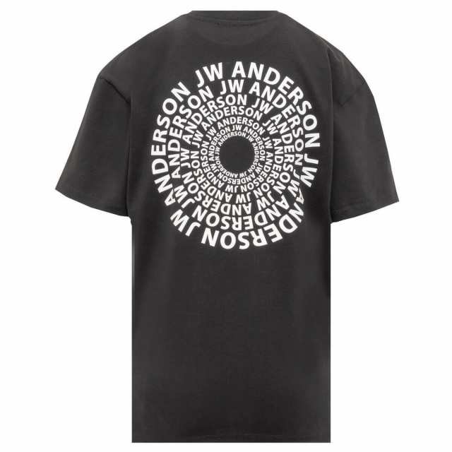 J.W. ANDERSON ジェイ ダブリュー アンダーソン BLACK Tシャツ メンズ