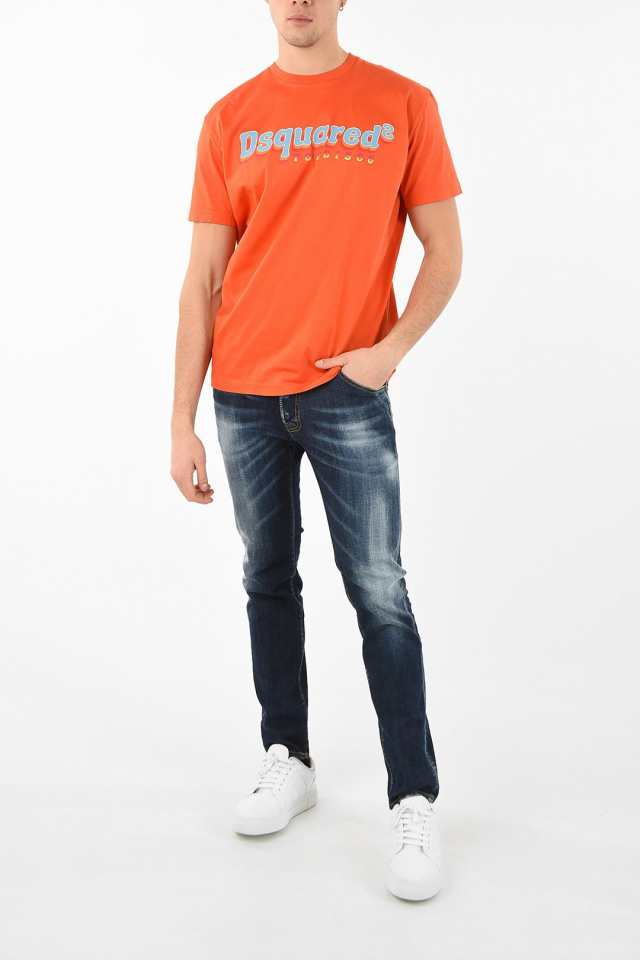 DSQUARED2 ディースクエアード Orange トップス S71GD0886 S22427 187 メンズ PRINTED COOL FIT  T-SHIRT 【関税・送料無料】【ラッピング｜au PAY マーケット