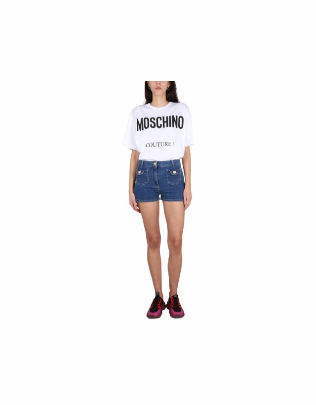 MOSCHINO モスキーノ ホワイト White トップス レディース 春夏2023