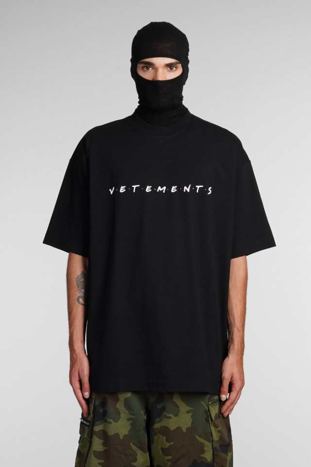 VETEMENTS ヴェトモン ブラック black Tシャツ メンズ 秋冬2023 UE54TR270B 【関税・送料無料】【ラッピング無料】  ia｜au PAY マーケット