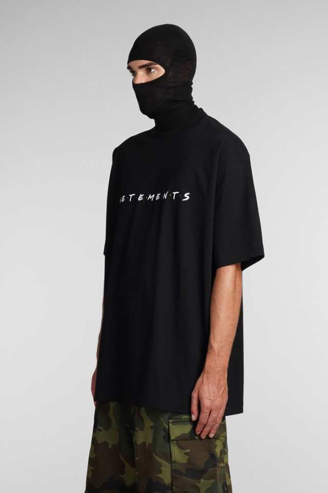 VETEMENTS ヴェトモン ブラック black Tシャツ メンズ 秋冬2023 UE54TR270B 【関税・送料無料】【ラッピング無料】  ia｜au PAY マーケット