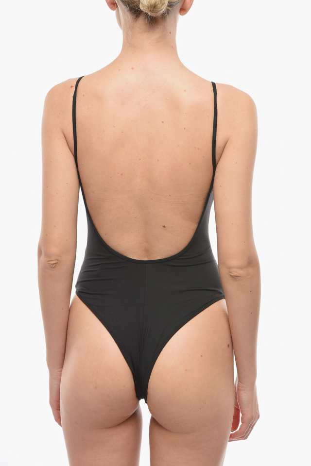 KARL LAGERFELD カール ラガーフェルド スイムウェア KL22WOP09 BLACK レディース SOLID COLOR  ONE-PIECE SWIMSUIT WITH CONTRASTING DET｜au PAY マーケット