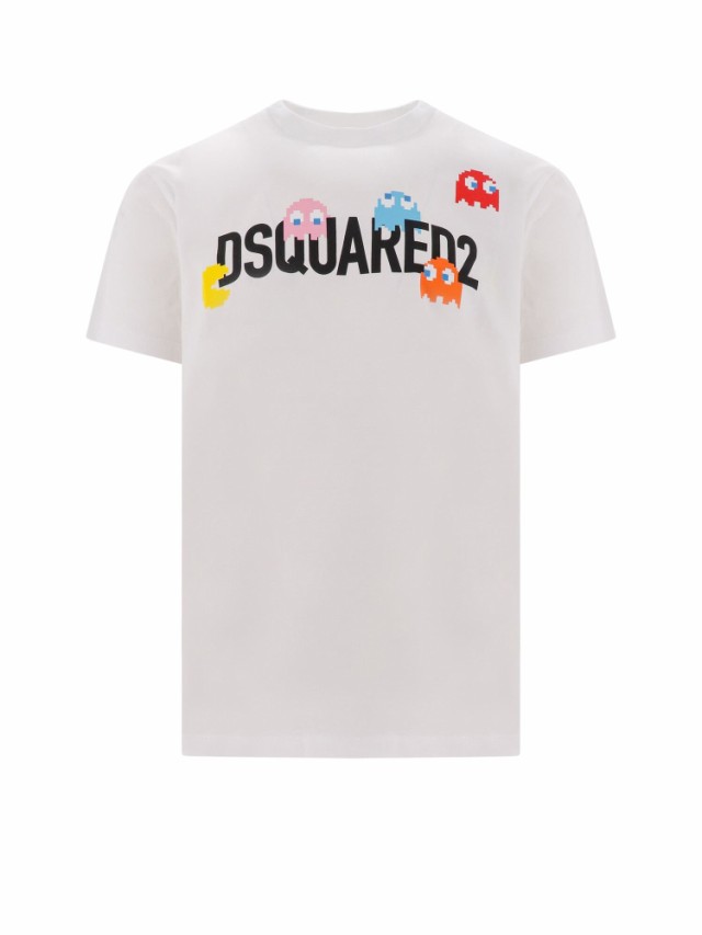 DSQUARED2 ディースクエアード ホワイト Bianco Tシャツ メンズ 秋冬