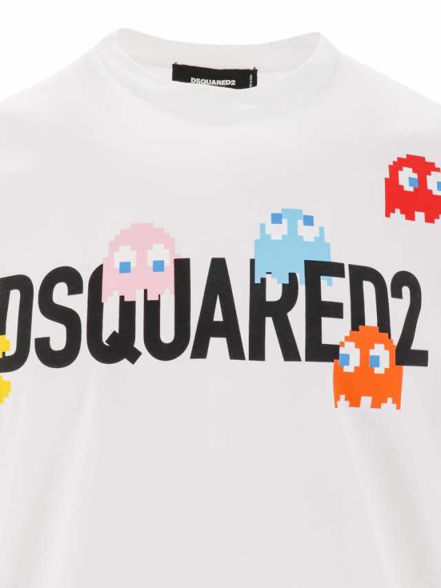 DSQUARED2 ディースクエアード ホワイト Bianco Tシャツ メンズ 秋冬