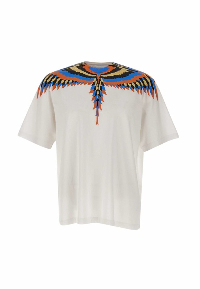 MARCELO BURLON マルセロ バーロン ホワイト WHITE Tシャツ メンズ 秋冬2023 CMAA054F23JER001 0133  【関税・送料無料】【ラッピング無料｜au PAY マーケット