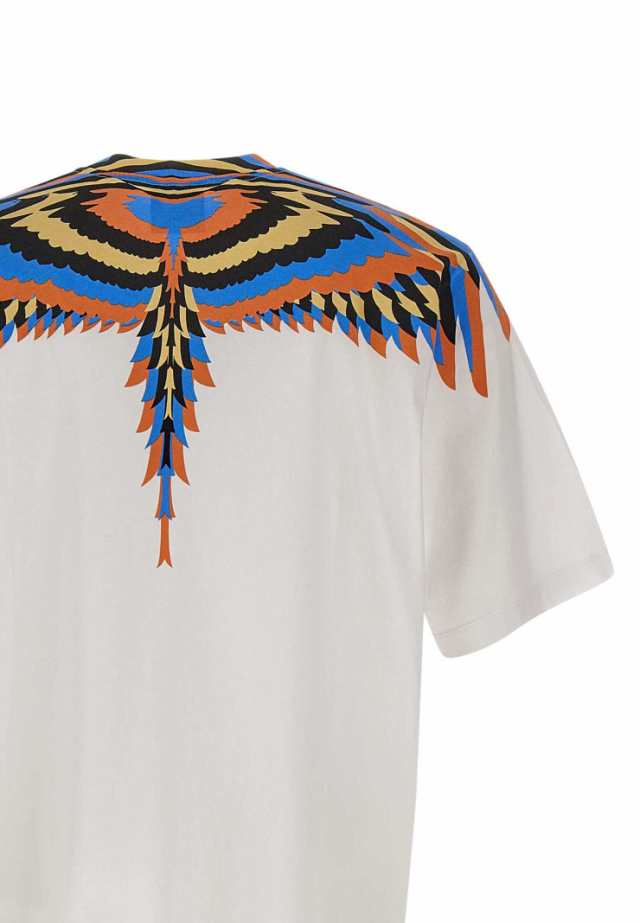 MARCELO BURLON マルセロ バーロン ホワイト WHITE Tシャツ メンズ 秋冬2023 CMAA054F23JER001 0133  【関税・送料無料】【ラッピング無料｜au PAY マーケット