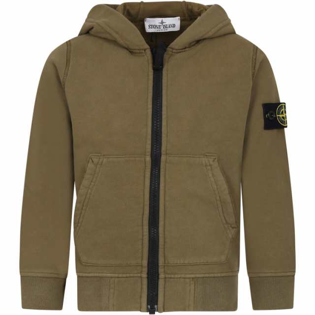 STONE ISLAND JUNIOR ストーン アイランド グリーン Green スウェット