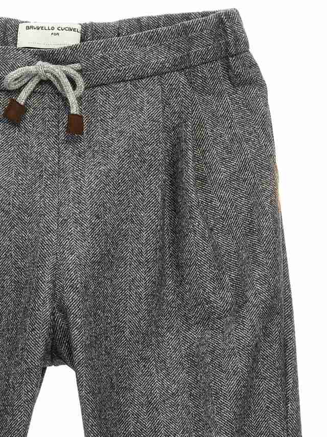 BRUNELLO CUCINELLI ブルネロ クチネリ Gray パンツ ボーイズ 秋冬2023