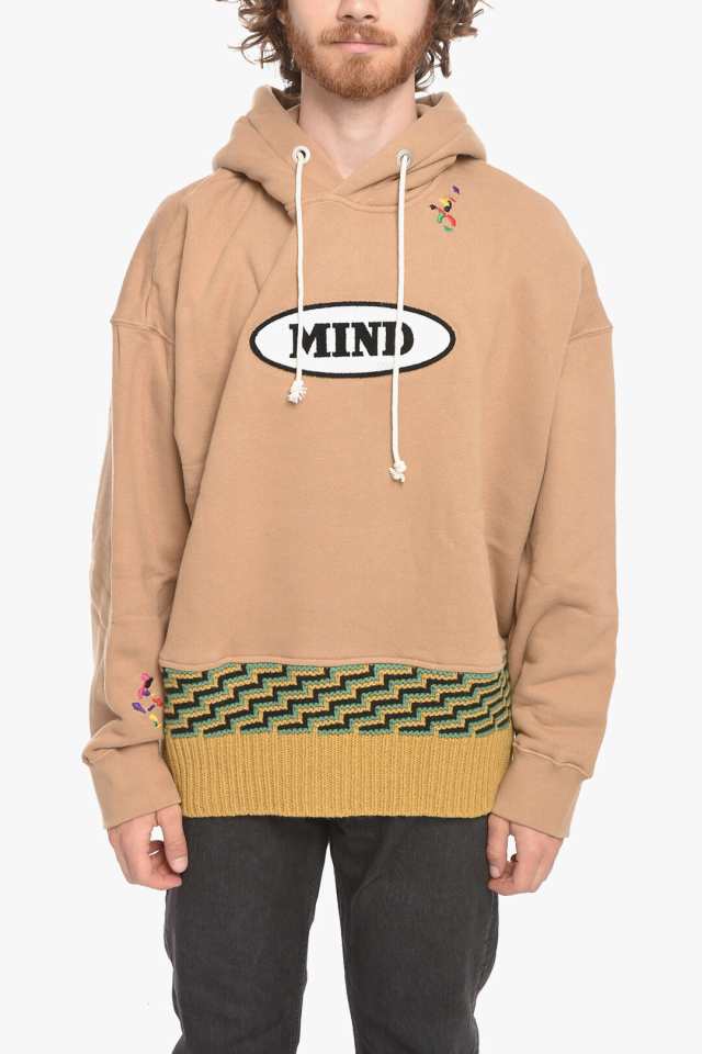 PALM ANGELS パーム エンジェルス トレーナー PMBB110F21FLE0016110X6110 メンズ MISSONI KNITTED  DETAIL MIND HOODIE 【関税・送料無料｜au PAY マーケット