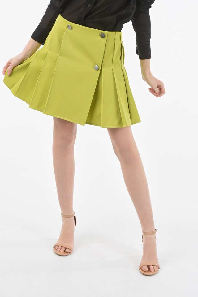 BOTTEGA VENETA ボッテガ ヴェネタ スカート 688744V0B207275 レディース HIGH-WAISTED PLEATED  WOOL MINI SKIRT 【関税・送料無料】【ラ｜au PAY マーケット