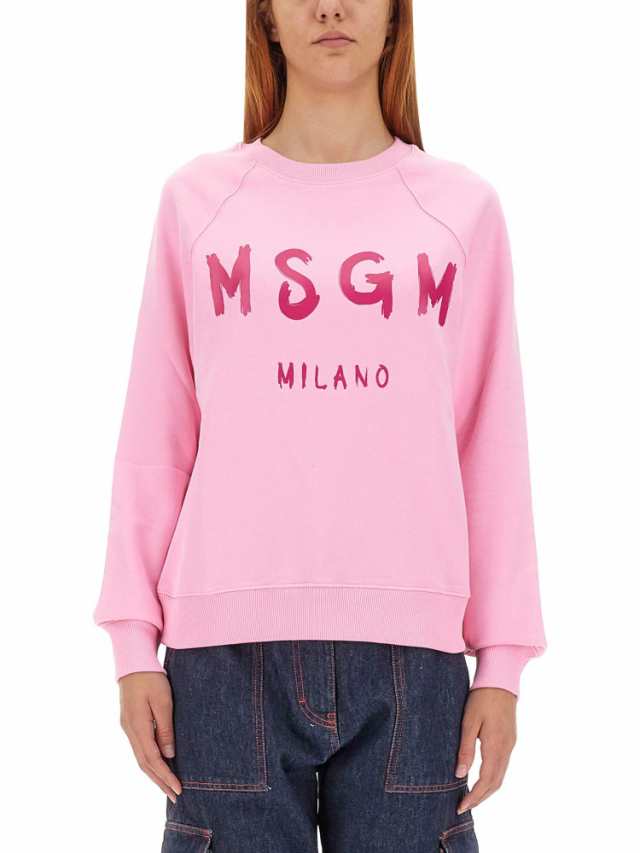 MSGM エムエスジーエム ピンク ROSA トレーナー レディース 秋冬2023 ...