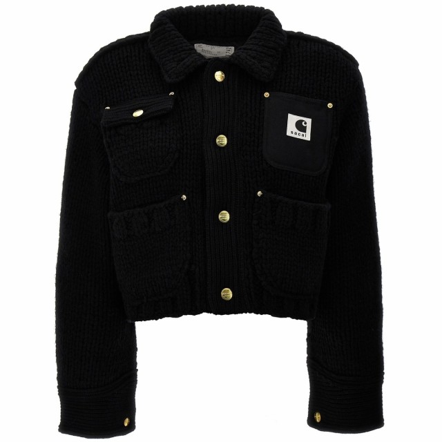 SACAI サカイ ブラック Black Sacai x Carhartt WIP jacket ジャケット レディース 秋冬2023  2306742001 【関税・送料無料】【ラッピン｜au PAY マーケット