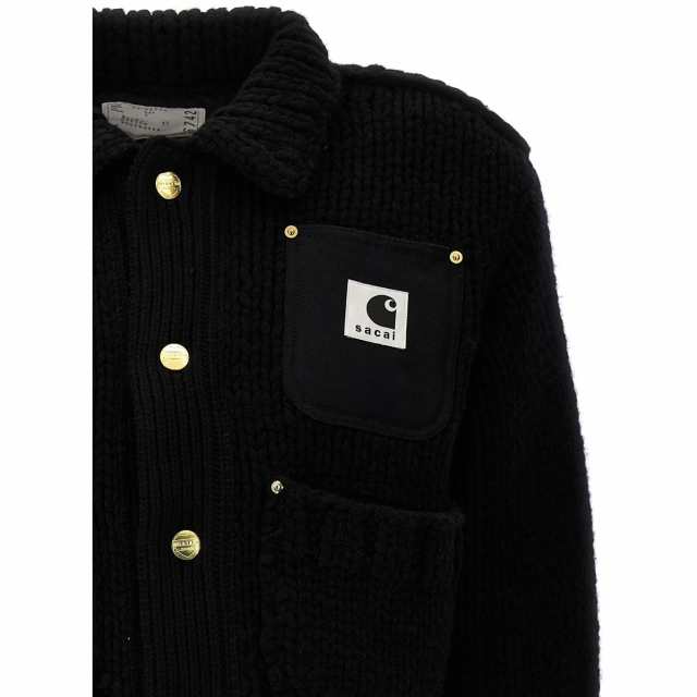 SACAI サカイ ブラック Black Sacai x Carhartt WIP jacket ジャケット レディース 秋冬2023  2306742001 【関税・送料無料】【ラッピン｜au PAY マーケット