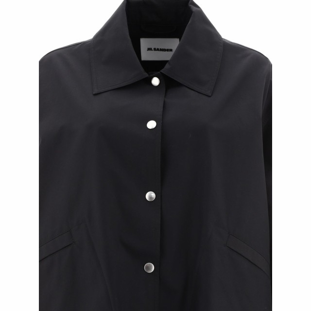 JIL SANDER ジルサンダー ブラック Black Logo jacket ジャケット レディース 秋冬2023  J04AM0001J45063001 【関税・送料無料】【ラッピ｜au PAY マーケット