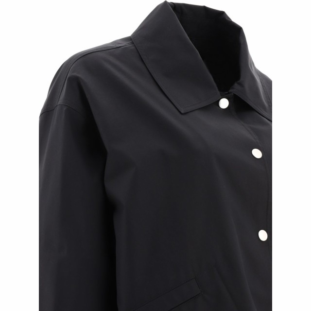 JIL SANDER ジルサンダー ブラック Black Logo jacket ジャケット レディース 秋冬2023  J04AM0001J45063001 【関税・送料無料】【ラッピ｜au PAY マーケット