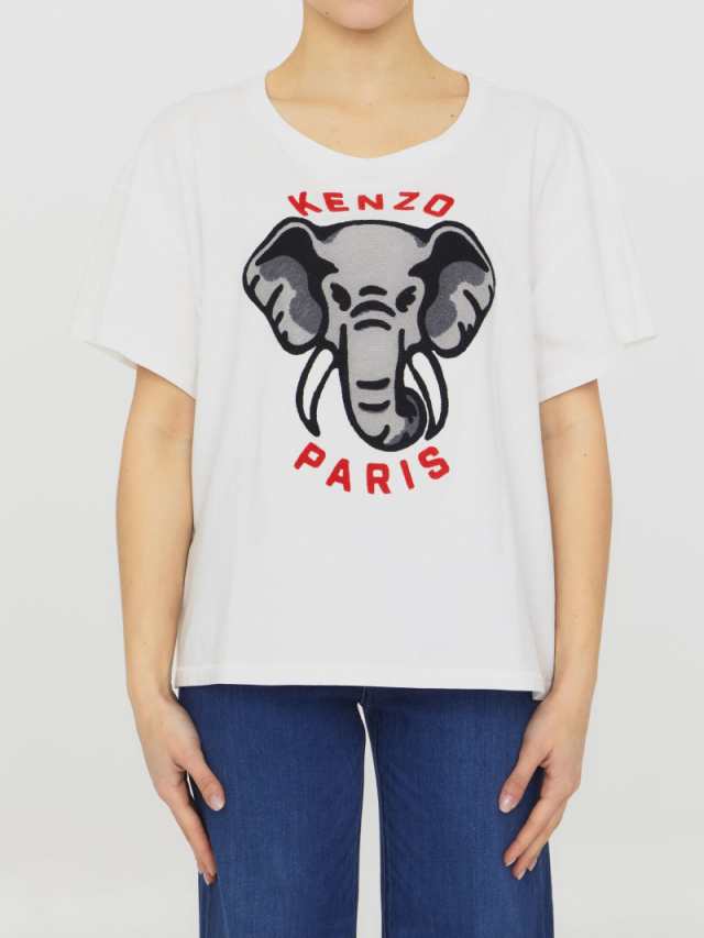 KENZO ケンゾー ホワイト WHITE Tシャツ レディース 春夏2023