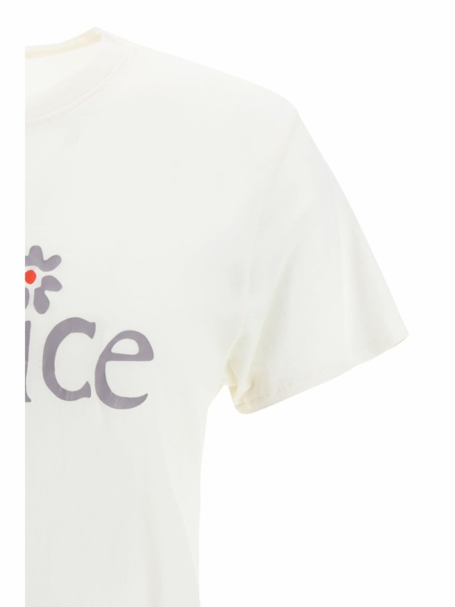 ERL イーアールエル WHITE Tシャツ メンズ 春夏2023 ERL06T012 WHITE 【関税・送料無料】【ラッピング無料】 ia｜au  PAY マーケット